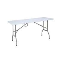 Складной стол Mino 152×70×H74 White