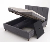 Кровать для спальни STENLI Modern, ткань VELLUTO 16, 160×200 см. 3