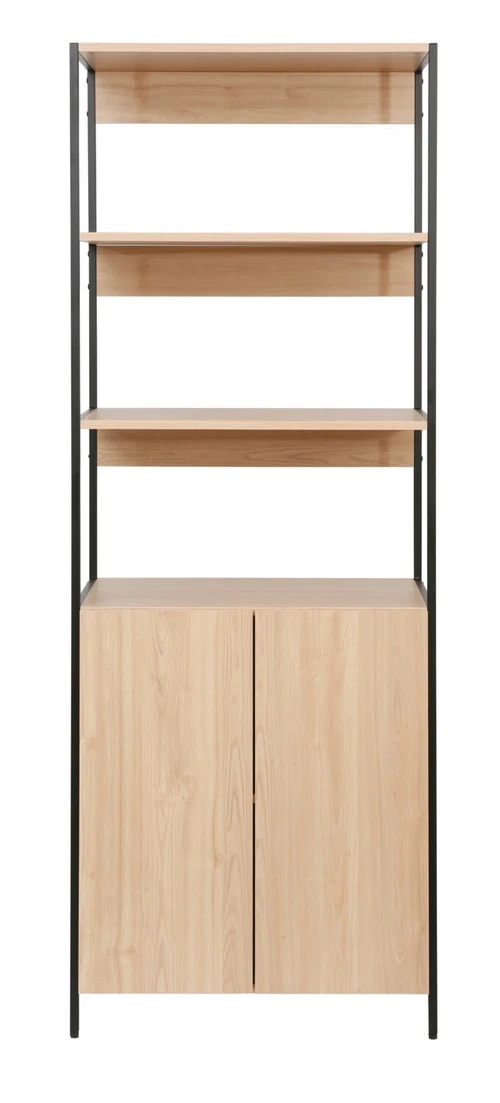 Raft Lanta L 63x41x176H Stejar/Black