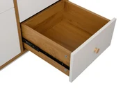 Шкаф Marani 120×40×81H Дуб/Белый 4