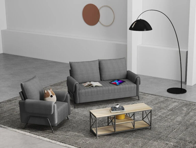Canapea Lugo Dark Grey 7