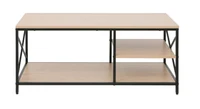 Masa Cafea Larson 100x30x80H Stejar/Black 3