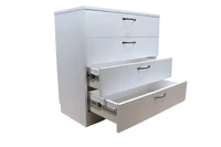 Comodă albă din PAL alb L800 8681SM ME