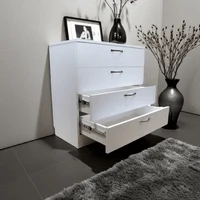 Comodă albă din PAL alb L800 8681SM ME 4