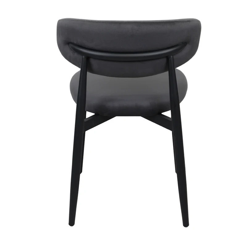 Scaun Meridian Catifea Grey (HLR21) + Black Legs 3