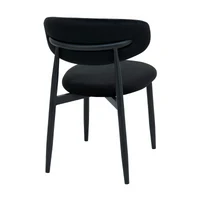 Стул Meridian Бархат Black (HLR66) + Black Legs 3
