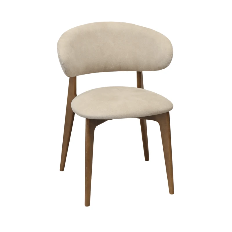 Scaun Roses Mustang Krem+Oak Legs 3