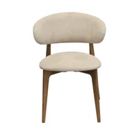 Scaun Roses Mustang Krem+Oak Legs 2