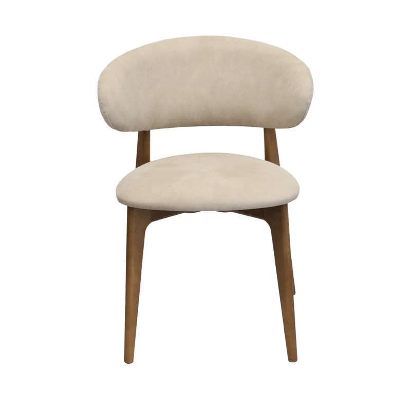 Scaun Roses Mustang Krem+Oak Legs 2