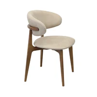 Scaun Roses Mustang Krem+Oak Legs 4