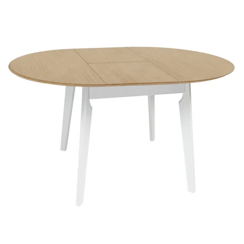 Masa Extensibila MARS Natural Top+White Leg 100/140xH75