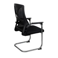 Scaun Birou Saros Black+Chrome 4