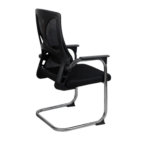 Scaun Birou Saros Black+Chrome