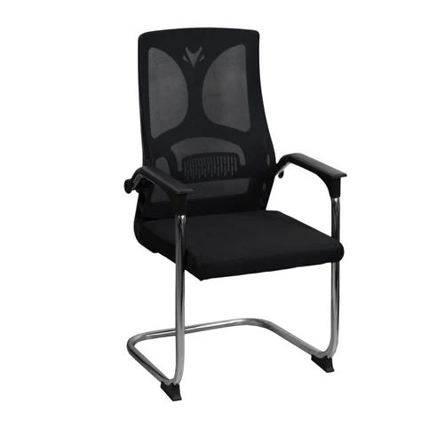 Scaun Birou Saros Black+Chrome