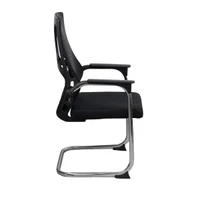 Scaun Birou Saros Black+Chrome 5