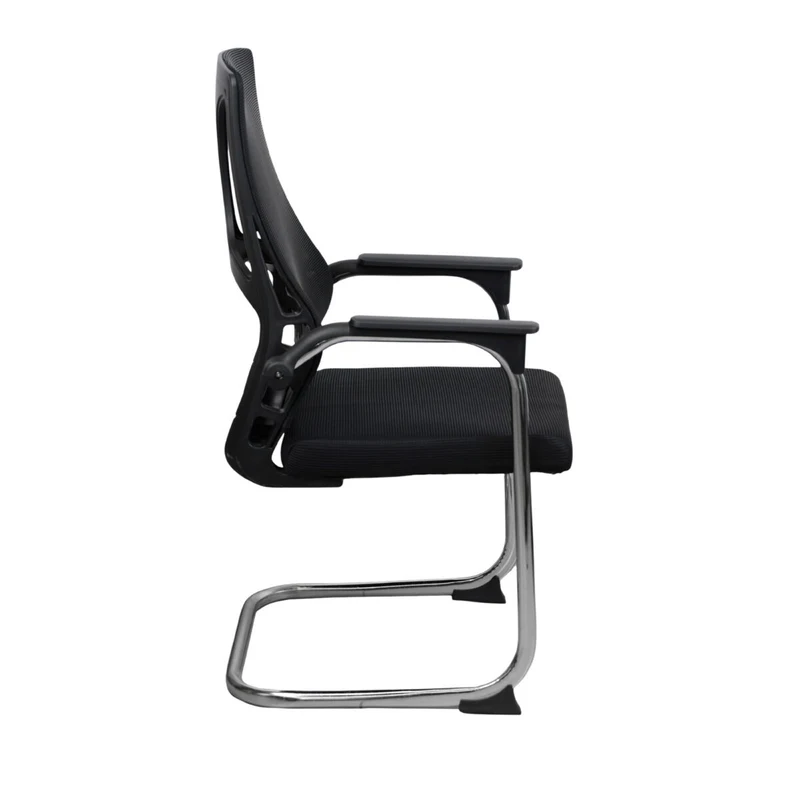Scaun Birou Saros Black+Chrome 5
