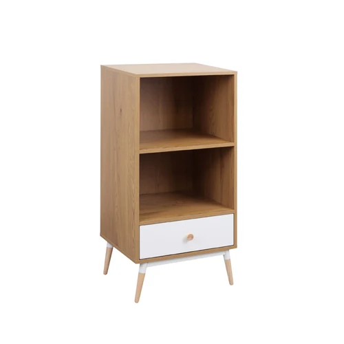 Raft Marani 1 sertar 48x40x101H Oak/White
