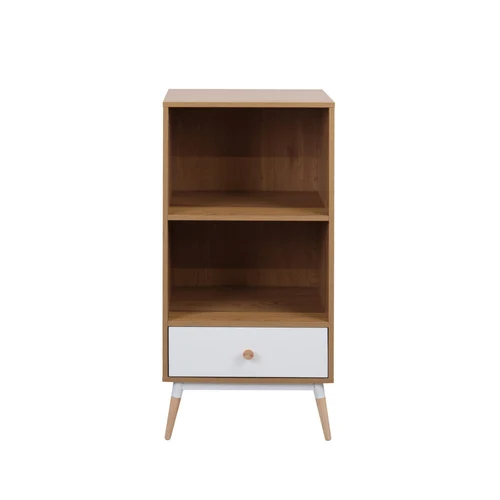 Raft Marani 1 sertar 48x40x101H Oak/White
