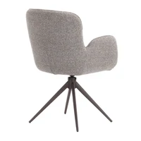 Scaun Rotativ Yannick MIH- D515 Grey (Royal Boucle Mushroom) 3