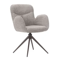 Scaun Rotativ Yannick MIH- D515 Grey (Royal Boucle Mushroom)