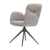 Scaun Rotativ Yannick MIH- D515 Grey (Royal Boucle Mushroom) 4