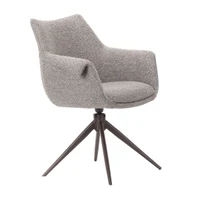 Scaun Rotativ Mavia MIH-D510B Grey (Royal Boucle Mushroom)