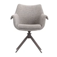 Scaun Rotativ Mavia MIH-D510B Grey (Royal Boucle Mushroom) 3