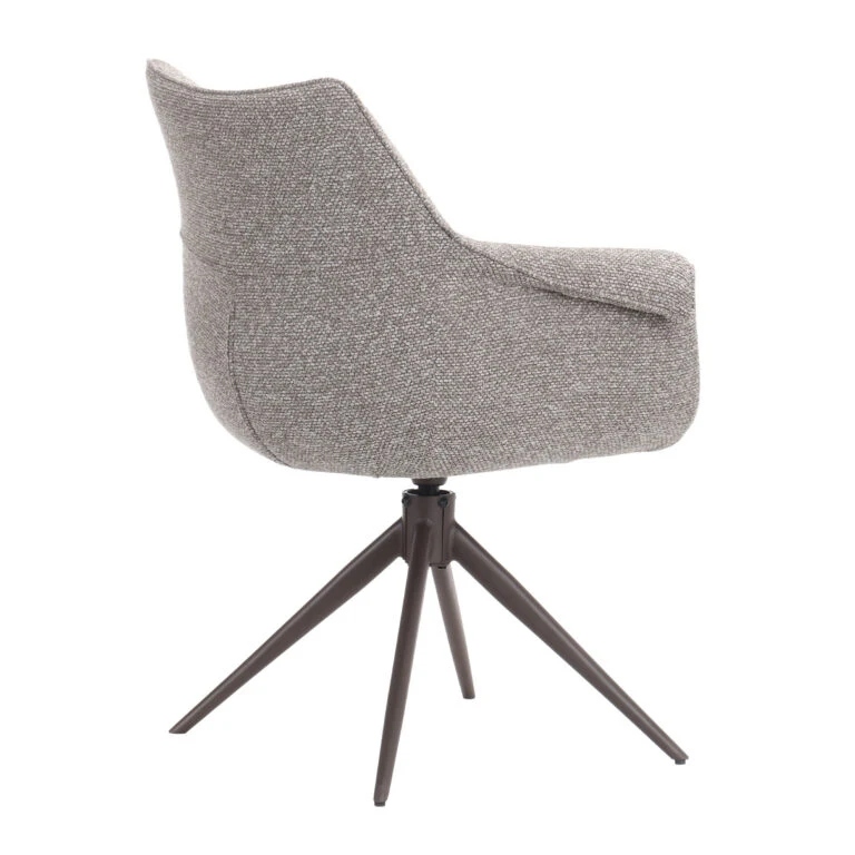 Scaun Rotativ Mavia MIH-D510B Grey (Royal Boucle Mushroom) 4
